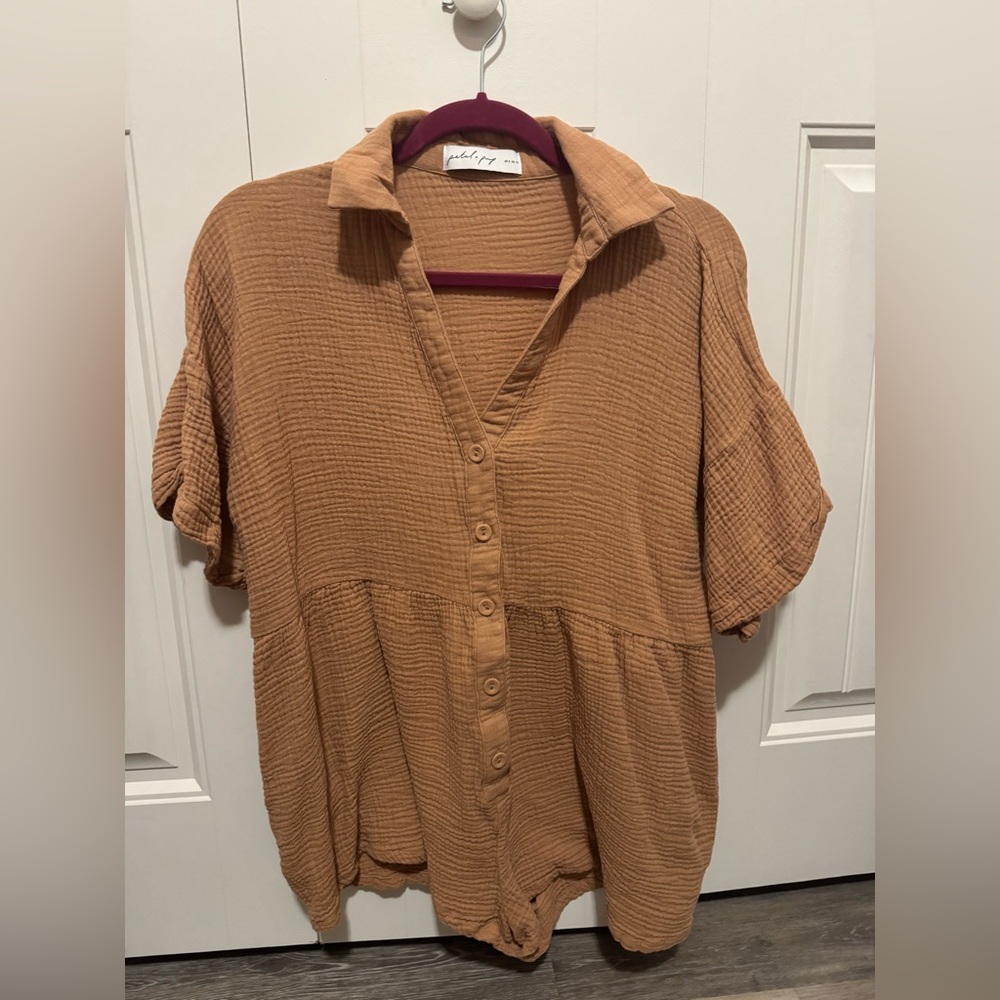 Petal & Pup Mocha Winny Romper